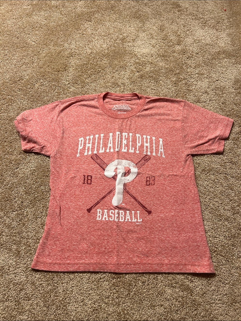 Stitches Philadelphia Phillies Baseball Graphic Tee
